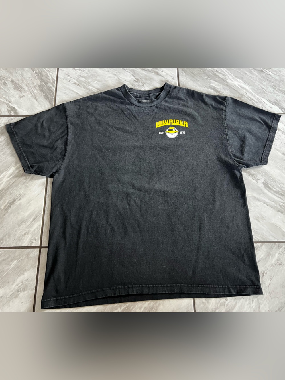 Black lowrider magazine T-Shirt Logo 1968 Impala